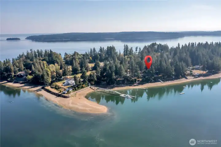 Incredible lot in ideal location on private road