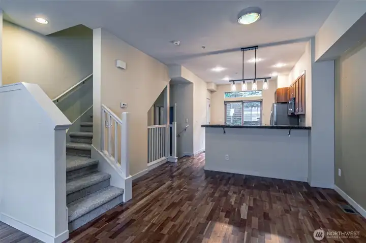 Great natural light flow throughout the home.