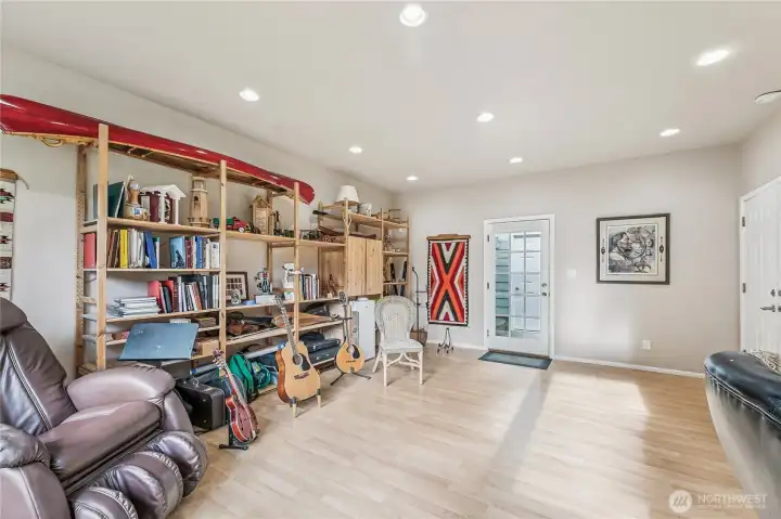 Bonus room perfect for a studio, hobby space, or home office.