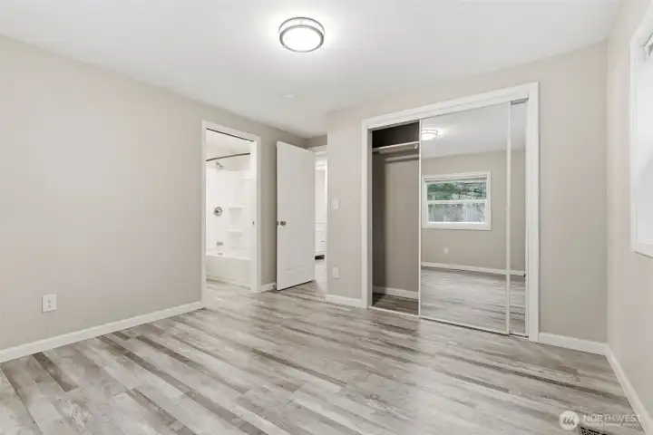 Bedroom #2 (second primary) with full bathroom