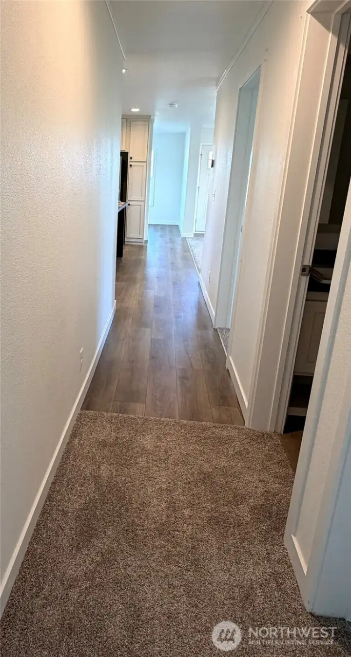 Primary bedroom location offers privacy being at the other end of the house.