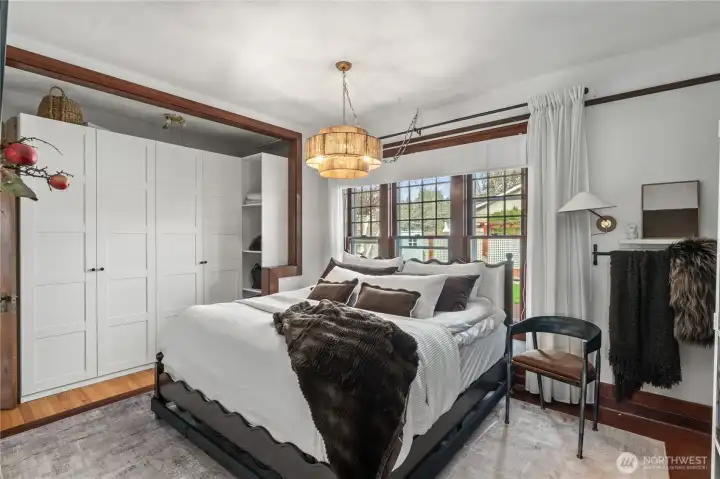 Family room/currently used as main floor bedroom.