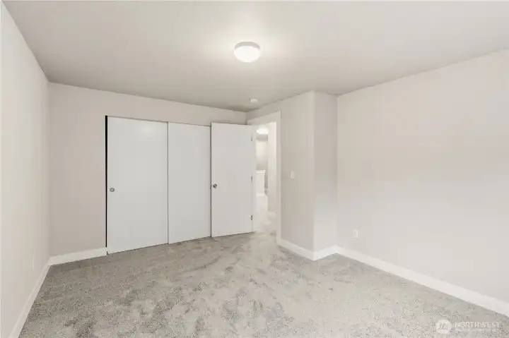 Another view of Bedroom #2 looking out to the hallway.