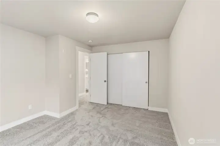 Another view of Bedroom #3 looking out to the doorway.