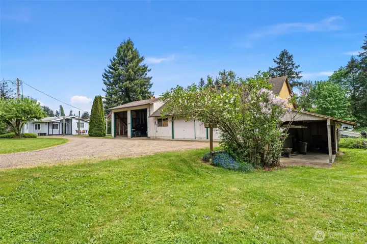 Room for farm/yard equipment or even animals