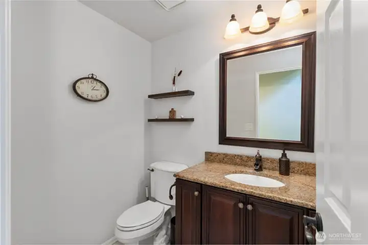 Half bath on main