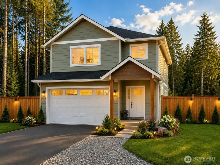 Home is near completion, photo is AI created to help depict the final image Home is near completion, photo is AI created to help depict the final image
