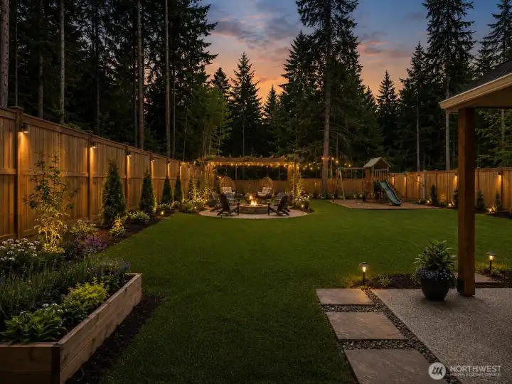 AI created for your possible future backyard AI created for your possible future backyard