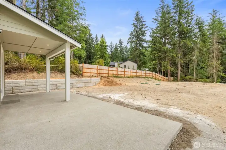 Landscaping and fencing beginning week of 07/10