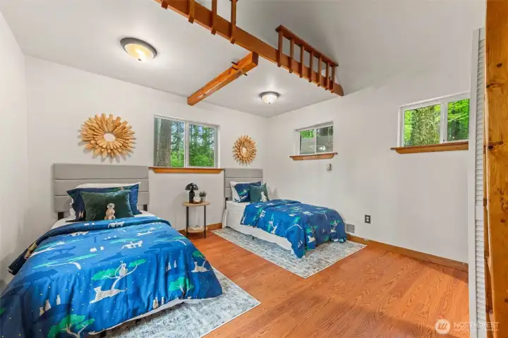bedroom #2 with loft