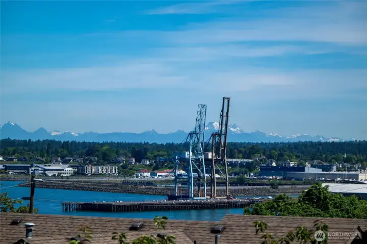 Here's the view from the deck looking northwest.