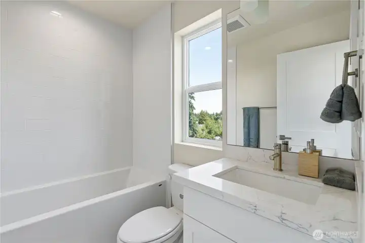 Full ensuite bath.