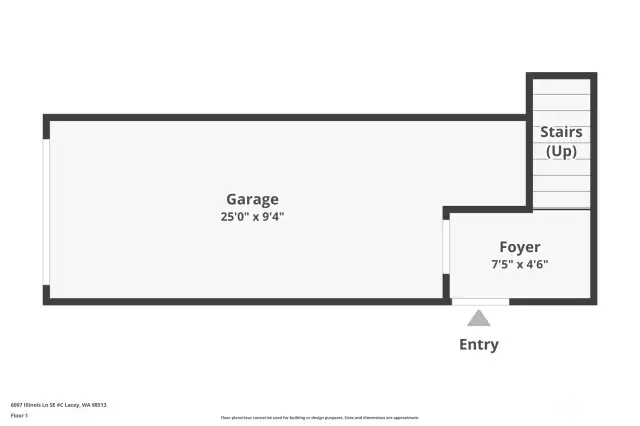 Floor Plan in Garage