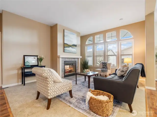 Abundant windows & skylights flood the home with natural light.