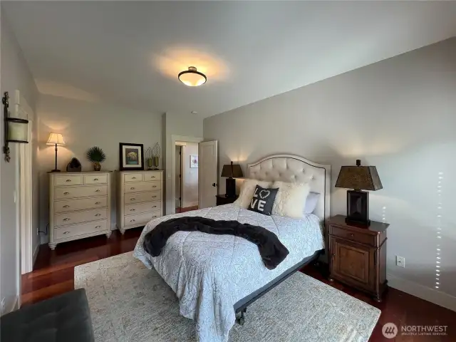 Primary Bedroom and en suite are located on the main floor.