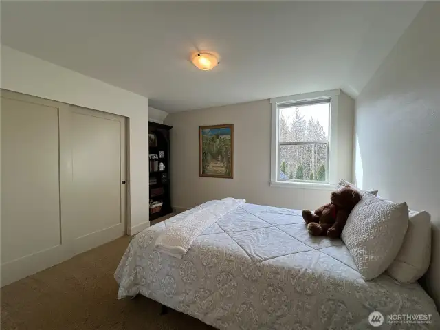 1 of 2 bedrooms on the upper floor (4 total in the home).