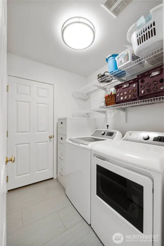 Main Floor Laundry Leading to Garage