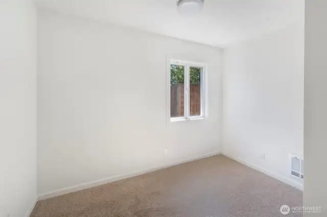 New carpet, paint and lighting.
