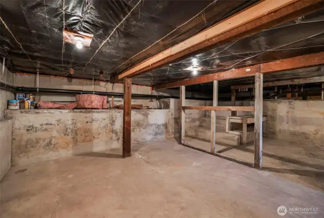 Large opportunity for future expansion if stairs were added. Buyer to verify.