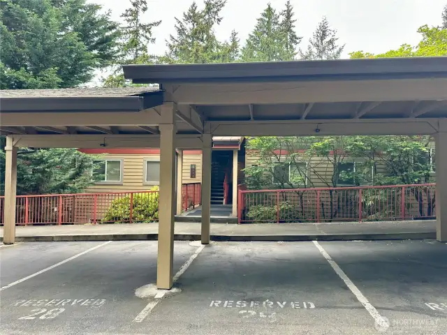 Entrance to the unit