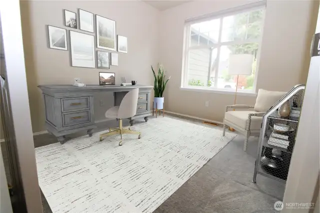 Convenient office downstairs.