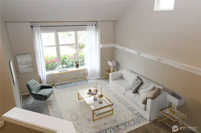 Lovely, light and bright living room.