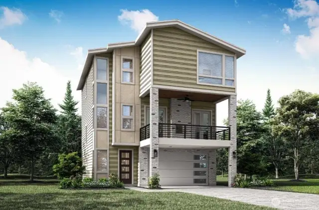 Example of the Braeburn floor plan to be located at 13041 75th Place S