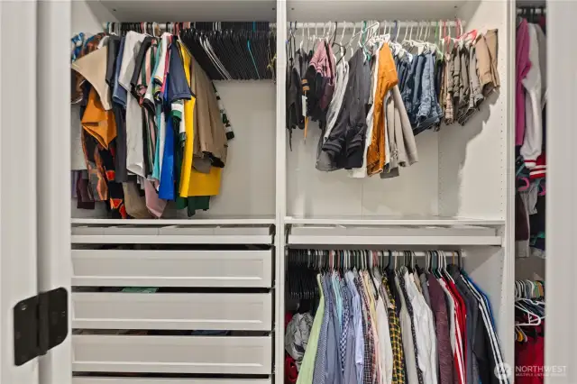 Primary Walk In Closet