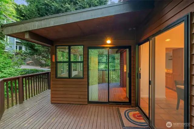 Deck off of sunroom