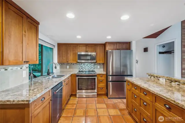 Remodeled kitchen