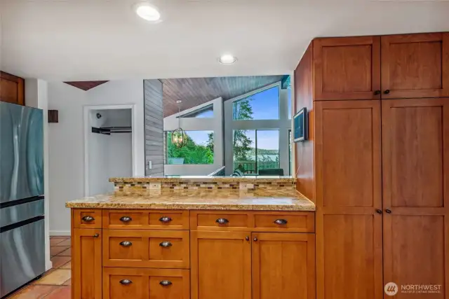 Custom built cabinets