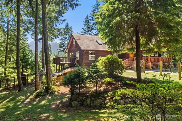 Over 5  acres offering your own private sanctuary!