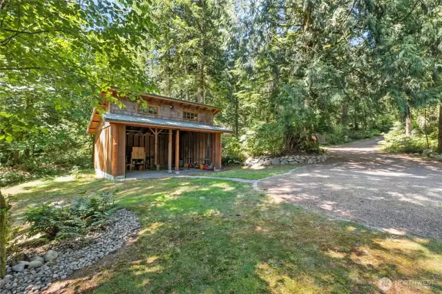 Carport, just add doors for a garage!