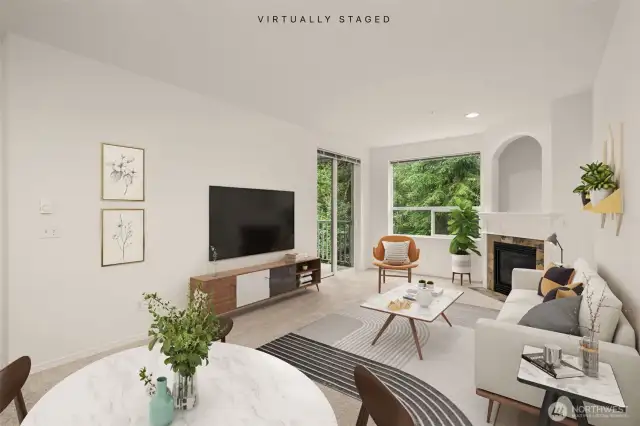 Living room to deck