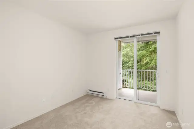 Primary bedroom, slider to deck