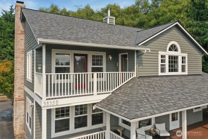 Not one but 2 covered decks.