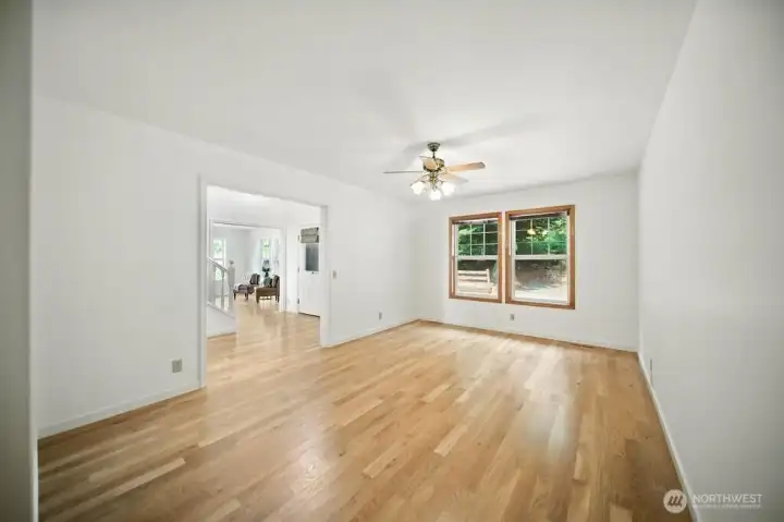 If needed this main floor formal dining area could be transformed into an additional bedroom and double doors are available.