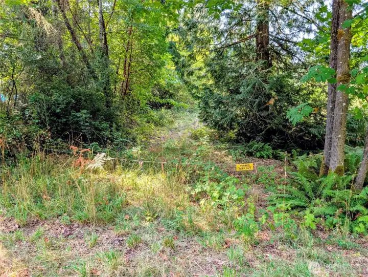 Entrance to property.