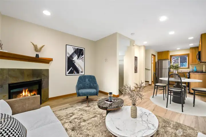 Beautiful new LVP Flooring & Paint throughout the living spaces.