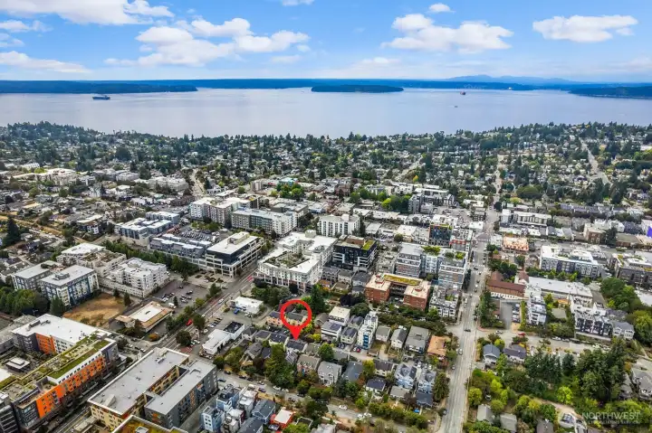What a great location just 2 blocks away from all the Restaurants, Shops, and Boutiques on California Avenue.  Alki is not far away as well!  Walkscore = 97!