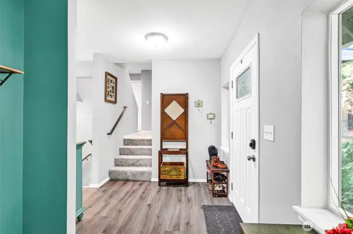 Great entry with LVP thru out main floor-Beautiful & easy!