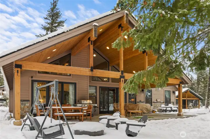 Amazing covered porch