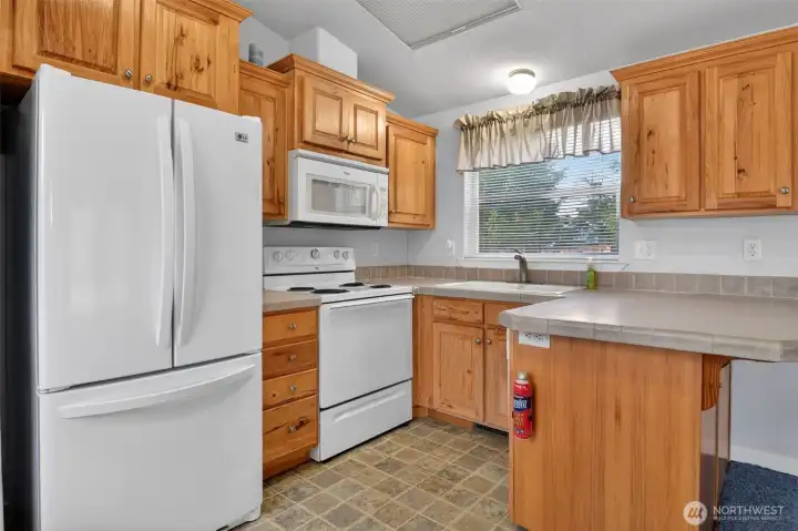 Kitchen in caretaker unit