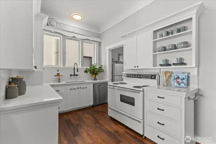 Light, bright and spacious. Ready to open up and reimagine but serviceable to use now.