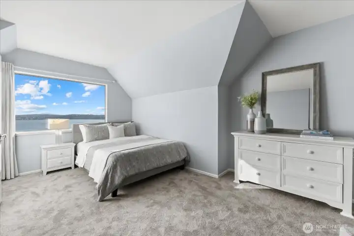 Fall asleep to the twinkling city lights.