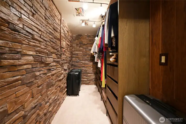 Primary closet