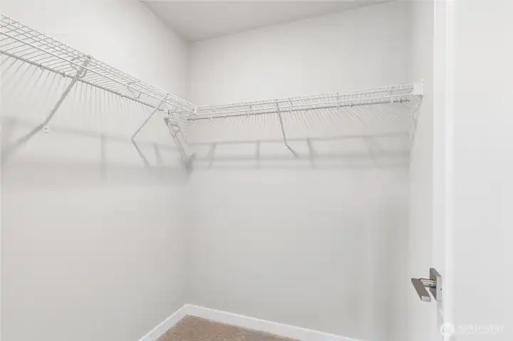 Most bedrooms boast walk in closets.  Ample space!