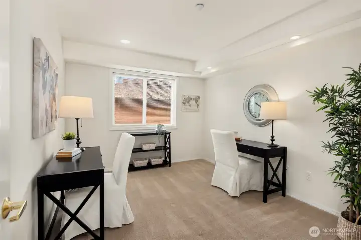Den/Office /Flex Space with French Doors