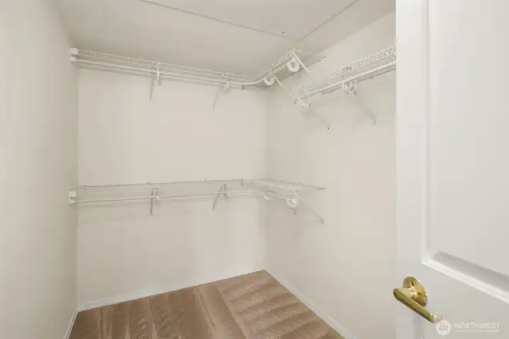 Primary BR walk-in closet