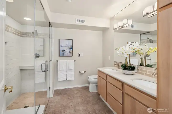 Newly updated Primary Bath